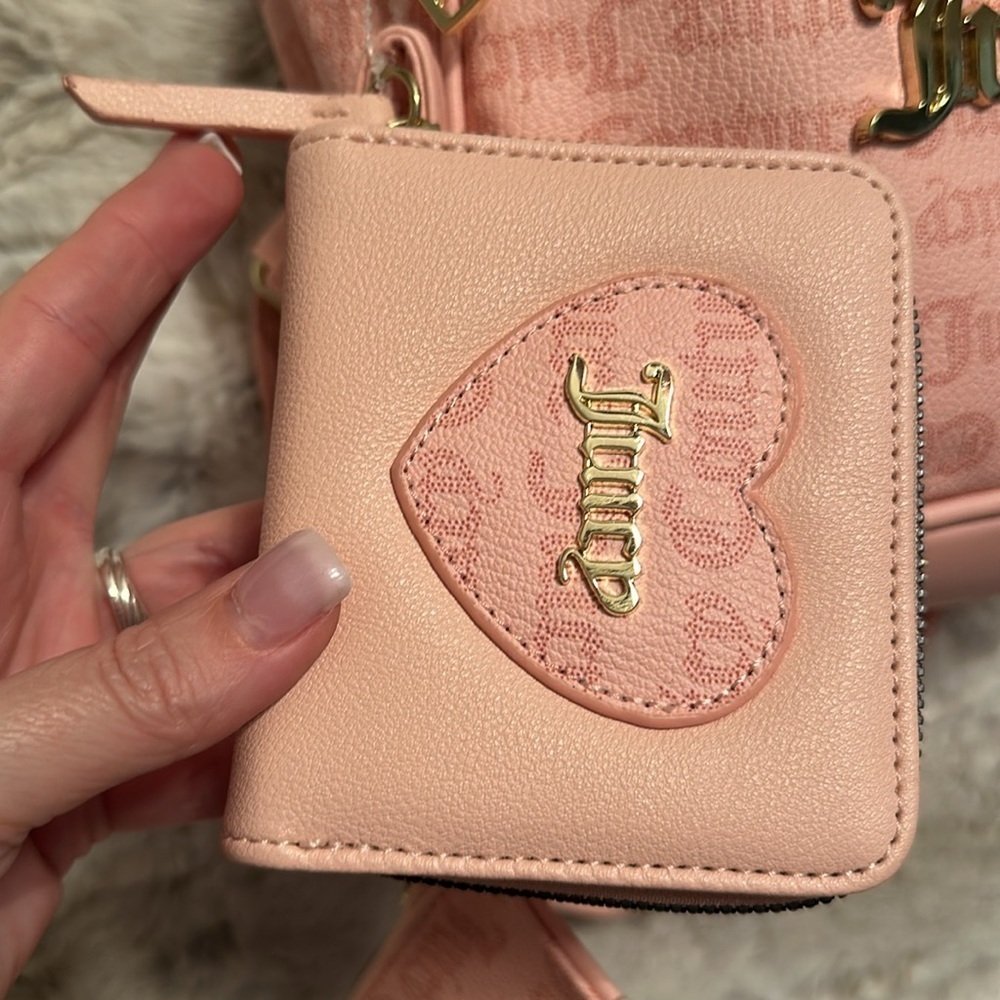 Juicy Couture NWOT Backpack Wristlet and Wallet - Picture 11 of 13